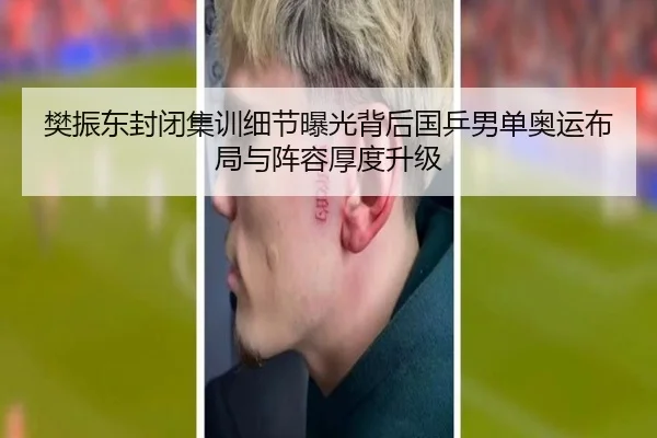 樊振东封闭集训细节曝光背后国乒男单奥运布局与阵容厚度升级