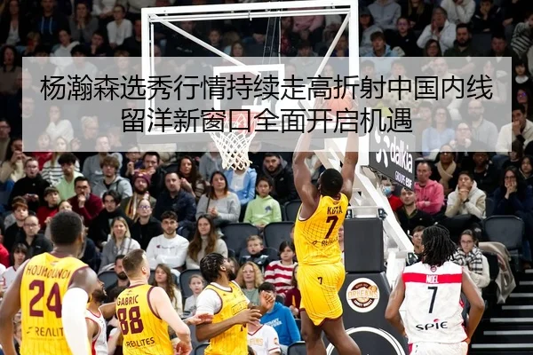 杨瀚森选秀行情持续走高折射中国内线留洋新窗口全面开启机遇